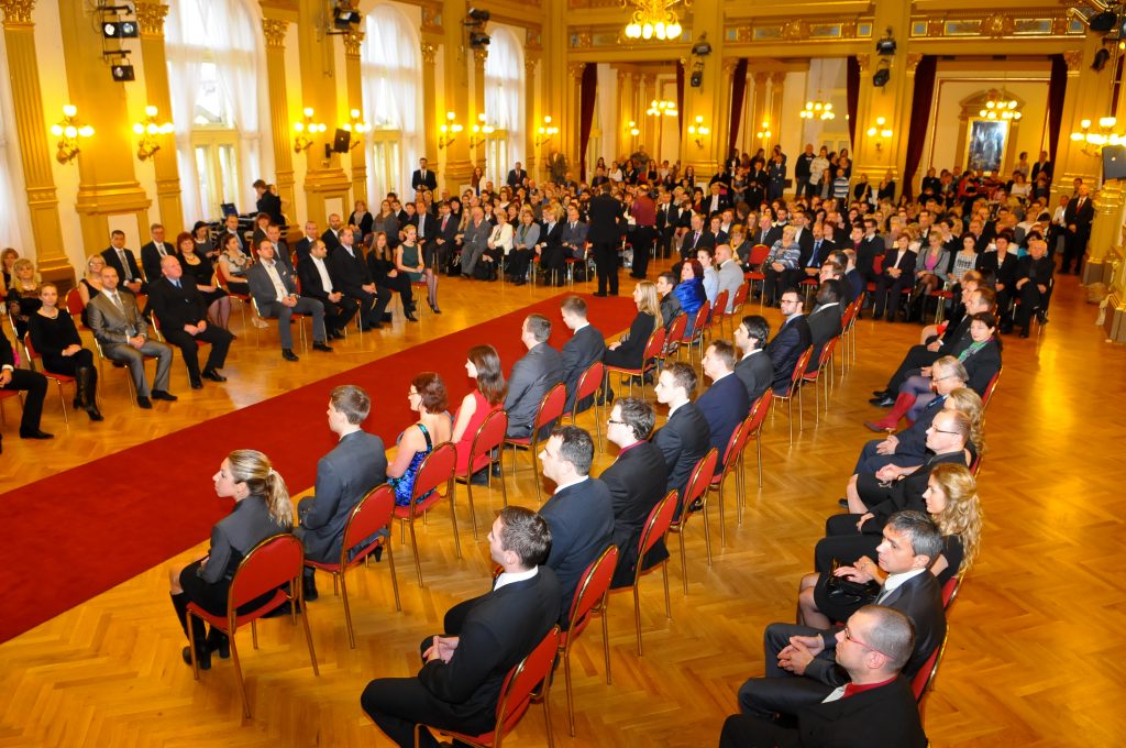 Slavnostní promoce - leden 2015 - galerie