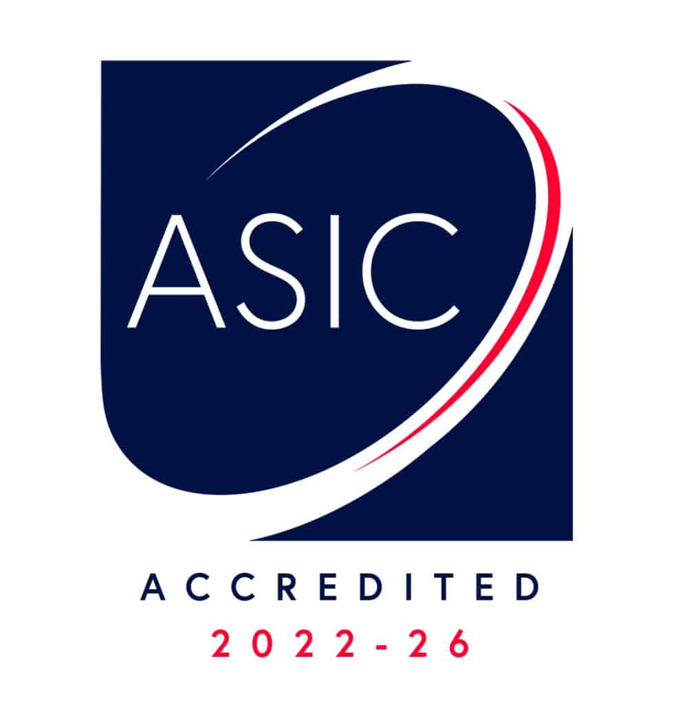 Prodloužení renomované akreditace ASIC!