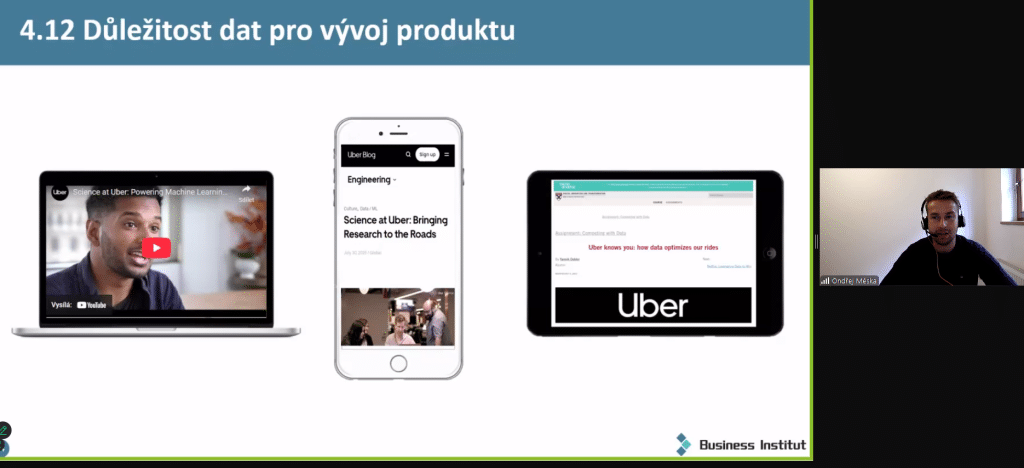 Online seminář "Data jako nástroj rozhodování", 22. 5. 2025 - galerie