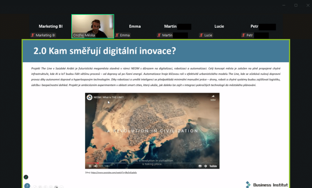 snimek obrazovky 2025 09 23 171459 2 | Online seminár "Digitálna inovácia: ako AI mení fungovanie organizácií"