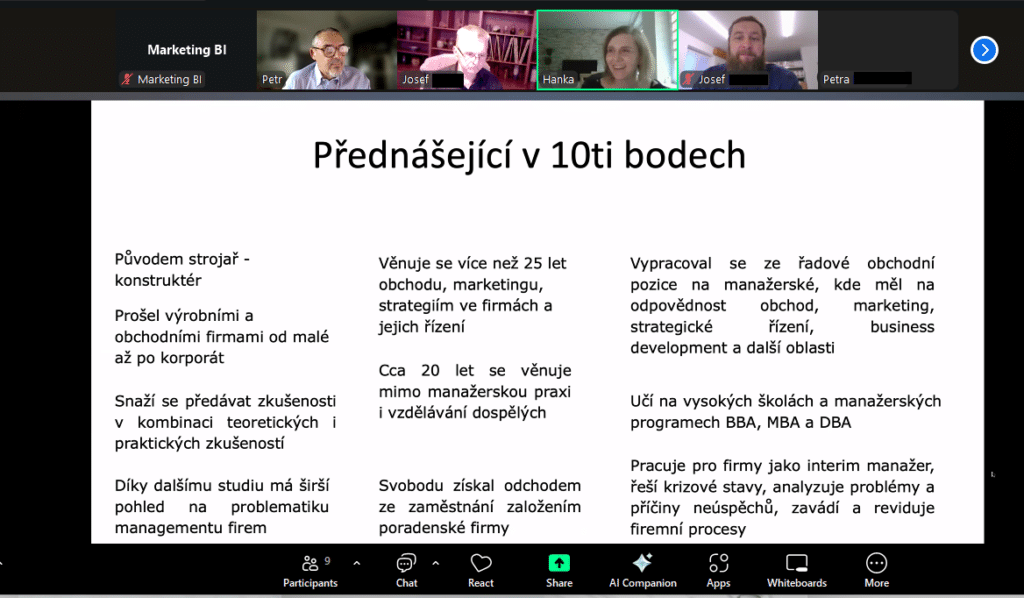 snimek obrazovky 2025 10 20 171309 2 | Online seminár "Vízie, stratégie a podnikové procesy v praxi"