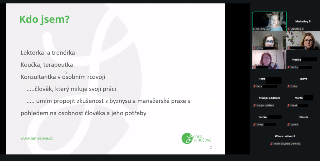 Online seminář "Barevná typologie osobnosti pro efektivní komunikaci a praxi", 2. 12. 2025 - galerie