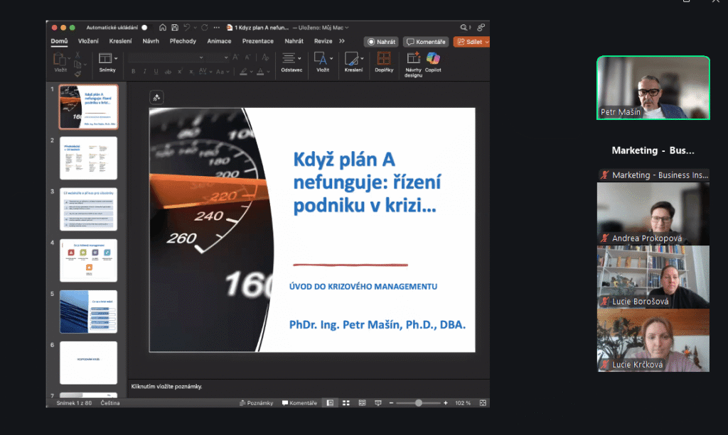 snimek obrazovky 2026 04 21 170427 web 1 1 | Online seminář "Když plán A nefunguje: řízení podniku v krizi…"