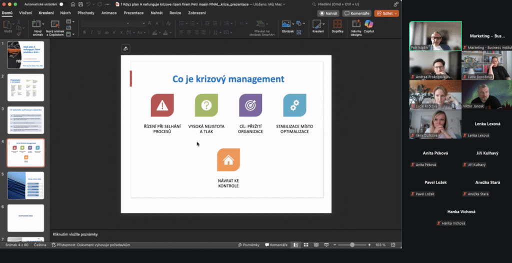 snimek obrazovky 2026 04 21 171428 web 1 1 | Online seminář "Když plán A nefunguje: řízení podniku v krizi…"