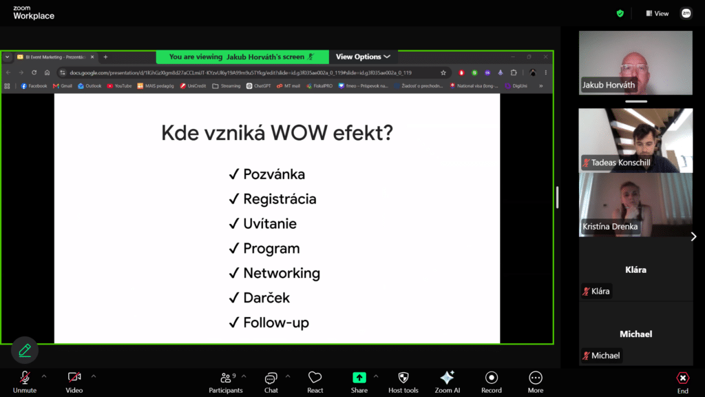 Snimek obrazovky 2026 07 01 175021 WEB | Online seminář „Od nápadu k WOW efektu: Jak vytvořit event, na který se nezapomíná“, 1. 7. 2026